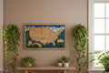 Wooden USA Travel Map — Mountain