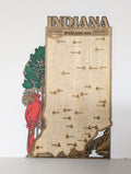 Indiana State Park Map — Wooden Park Tracker