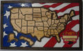 Build Your Own Wooden USA Travel Map